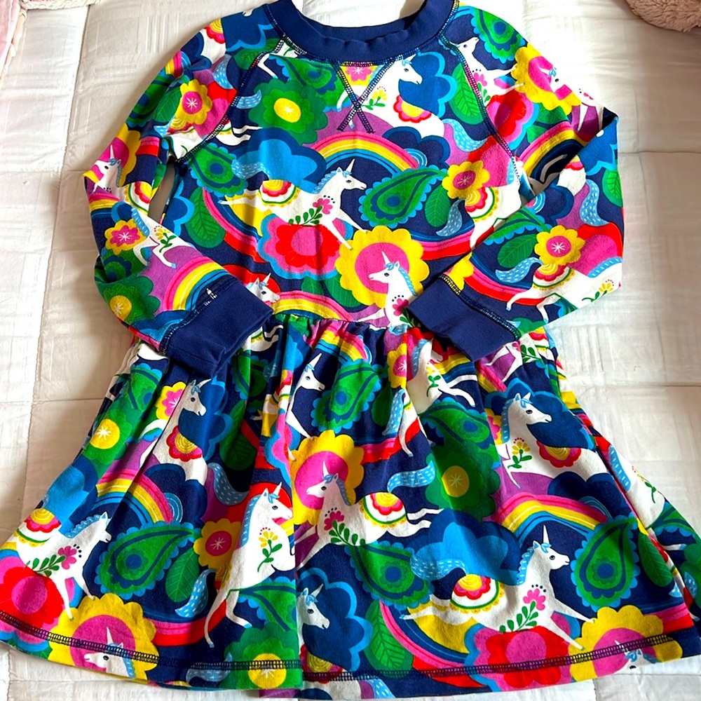 Mini Boden girls cotton dress